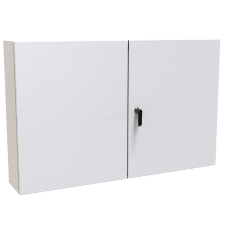 Hammond 3 Point Latch with Keyed Handle Electrical Enclosures, 30 in H, 8 in D, 48 in W EN4TD30488LG